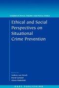 Cover: Ethical and Social Perspectives on Situational Crime Prevention - Hart Publishing