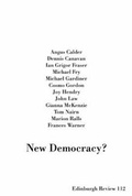 Cover: New Democracy? - Centre for the History of Ideas in Scotland