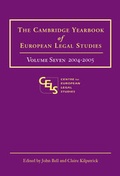 Cover: Cambridge Yearbook of European Legal Studies 2005 - Hart Publishing