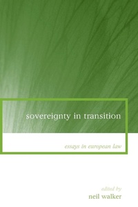 Enlarge image Cover: Sovereignty in Transition - Hart Publishing