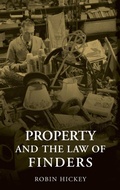 Cover: Property and the Law of Finders - Hart Publishing