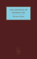 Cover: The Defence of Passing on - Hart Publishing