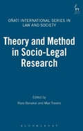 Cover: Theory and Method in Socio-Legal Research - Hart Publishing