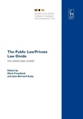 Cover: The Public Law/Private Law Divide - Hart Publishing