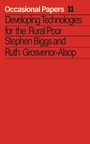 Cover: Developing Technologies for the Rural Poor - Practical Action Publishing