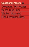 Cover: Developing Technologies for the Rural Poor - Practical Action Publishing