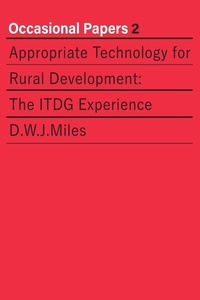 Enlarge image Cover: Appropriate Technology for Rural Development - Practical Action Publishing