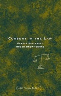 Enlarge image Cover: Consent in the Law - Hart Publishing