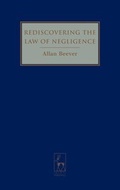 Cover: Rediscovering the Law of Negligence - Hart Publishing