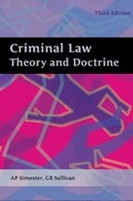 Cover: Criminal Law - Hart Publishing