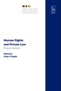 Enlarge image Cover: Human Rights and Private Law - Hart Publishing