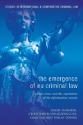 Cover: The Emergence of EU Criminal Law - Hart Publishing
