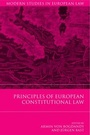 Cover: Principles of European Constitutional Law - Hart Publishing