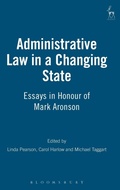 Cover: Administrative Law in a Changing State - Hart Publishing
