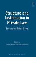Cover: Structure and Justification in Private Law - Hart Publishing