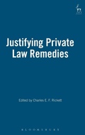 Cover: Justifying Private Law Remedies - Hart Publishing
