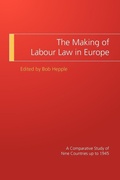 Cover: The Making of Labour Law in Europe - Hart Publishing