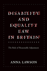 Abbildung von: Disability and Equality Law in Britain - Hart Publishing