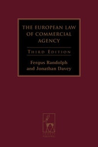 Abbildung von: The European Law of Commercial Agency - Hart Publishing