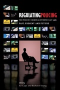 Cover: Regulating Policing - Hart Publishing