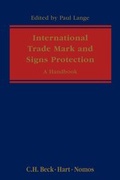 Cover: International Trade Mark and Signs Protection - Hart Publishing