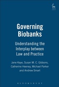 Cover: Governing Biobanks - Hart Publishing