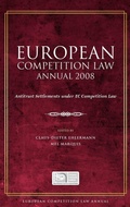 Cover: European Competition Law Annual 2008 - Hart Publishing