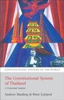 Cover: The Constitutional System of Thailand - Hart Publishing