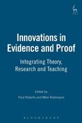 Cover: Innovations in Evidence and Proof - Hart Publishing