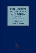 Cover: Intellectual Property Law and Policy: Volume 11 - Hart Publishing