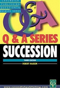Abbildung von: Succession Q&A - Birkbeck Law Press