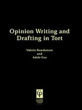 Bild: Opinion Writing & Drafting In Tort - Routledge Cavendish