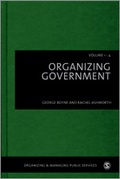 Cover: Organizing Government - SAGE Publications Ltd