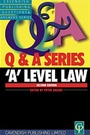 Cover: 'A' Level Law Q&A - Routledge Cavendish