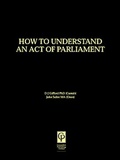 Cover: Understanding Act of Parliament - Routledge Cavendish
