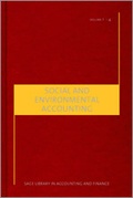 Cover: Social and Environmental Accounting - SAGE Publications Ltd
