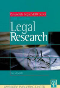 Enlarge image Cover: Legal Research - Birkbeck Law Press
