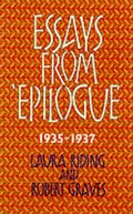 Cover: Essays from "Epilogue", 1935-1937 - Carcanet Press Ltd