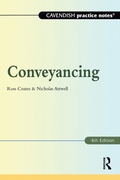 Cover: Practice Notes on Conveyancing - Routledge Cavendish