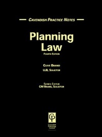 Bild: Practice Notes on Planning Law - Birkbeck Law Press
