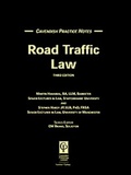 Bild: Practice Notes on Road Traffic Law 2/e - Birkbeck Law Press