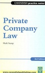 Cover: Practice Notes on Private Company Law - Routledge Cavendish