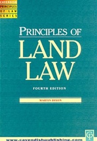 Abbildung von: Principles of Land Law - Birkbeck Law Press