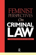 Cover: Feminist Perspectives on Criminal Law - Routledge Cavendish