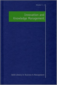 Enlarge image Cover: Innovation and Knowledge Management - SAGE Publications Ltd