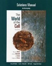 Enlarge image Cover: Student Solutions Manual for The World of the Cell - Pearson