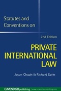Bild: Statutes and Conventions on Private International Law 2/e - Routledge Cavendish