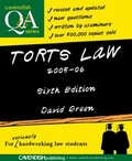Bild: Torts Law Q&A 2005-2006 - Routledge Cavendish
