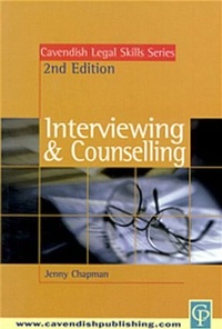 Abbildung von: Interviewing & Counselling - Birkbeck Law Press