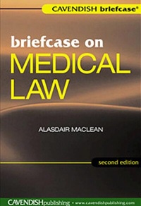 Abbildung von: Briefcase on Medical Law - Routledge Cavendish